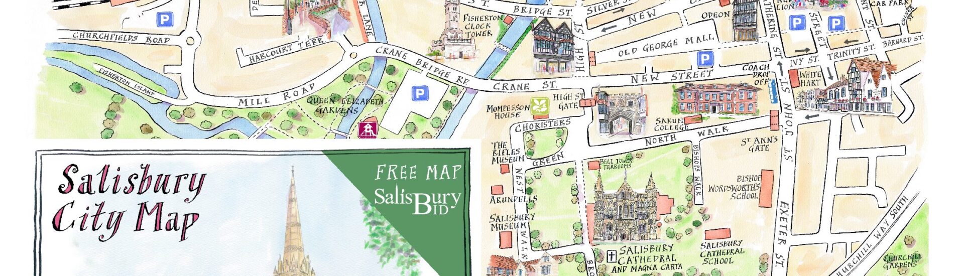 Salisbury City Map